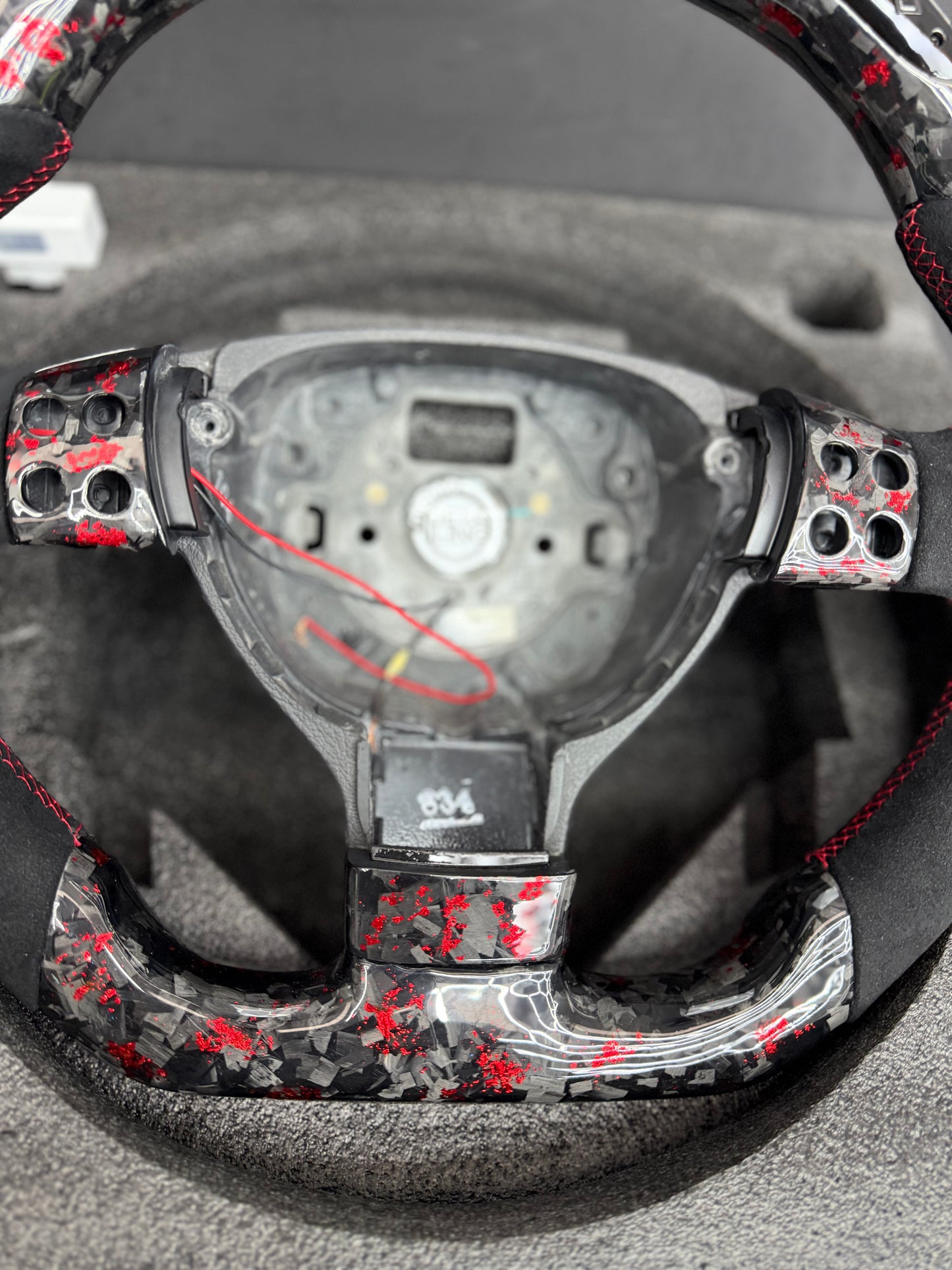 Volante in carbonio forgiato per scirocco VW