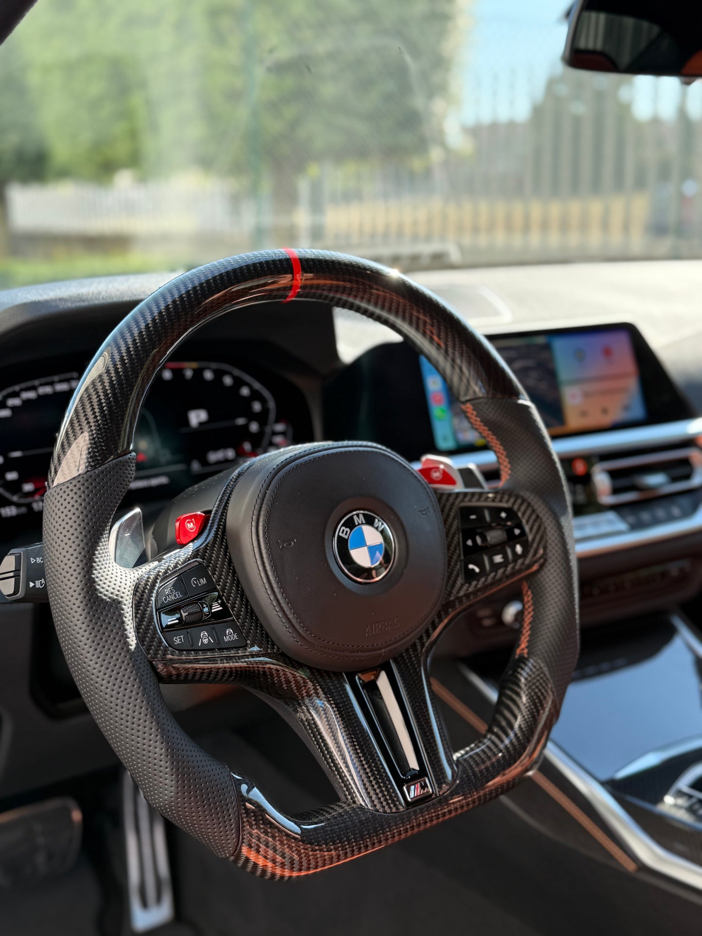 Volante bmw M4 in carbonio