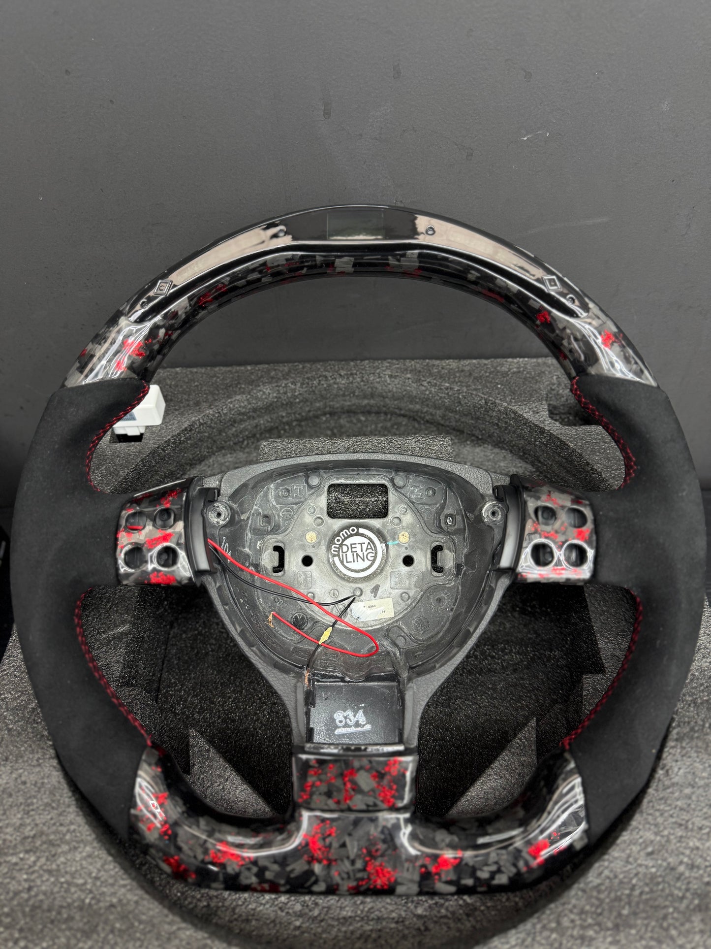 Volante in carbonio forgiato per scirocco VW