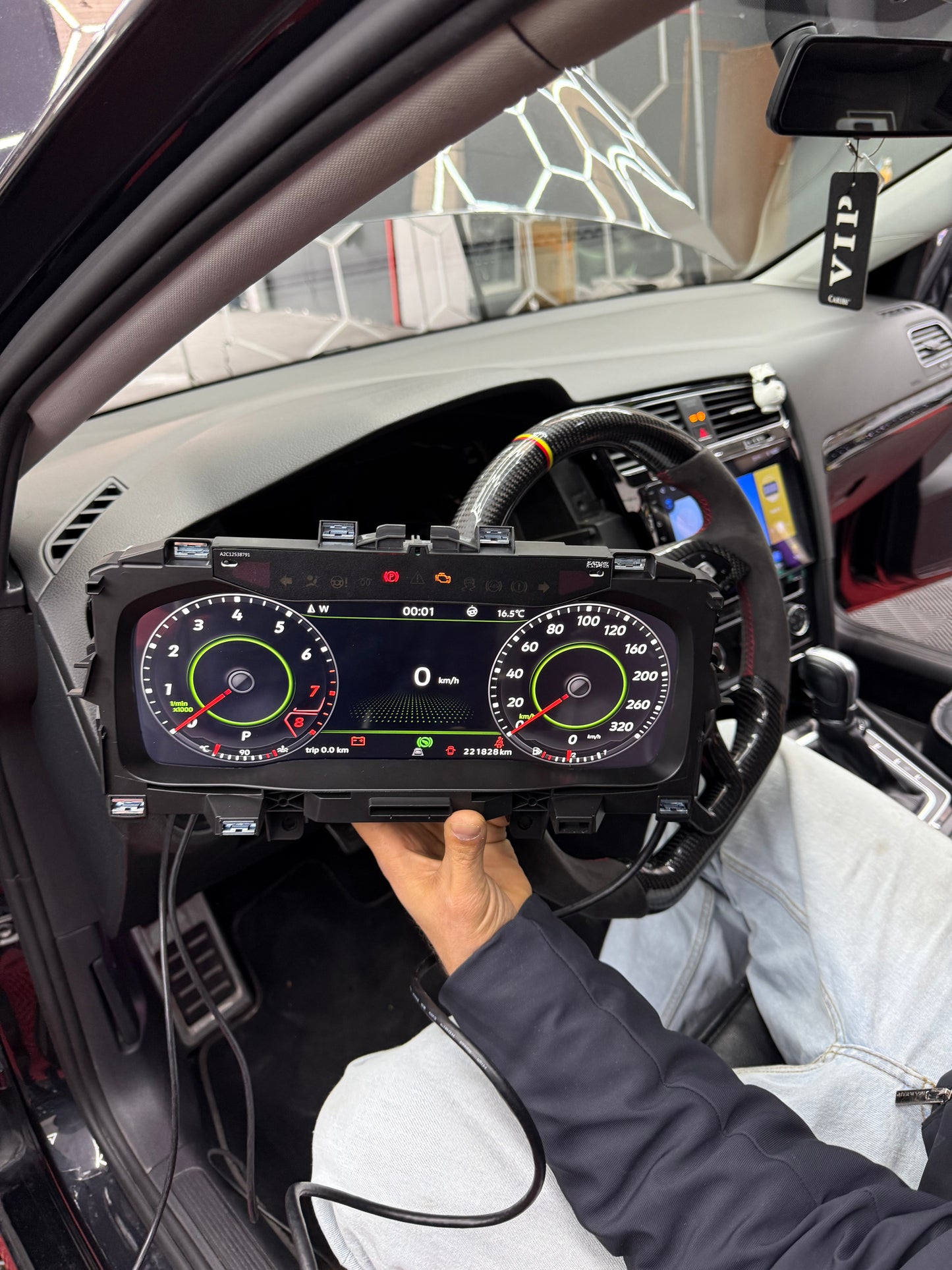 Tacchimetro digitale golf 7 golf 7.5 quadro strumenti virtuale