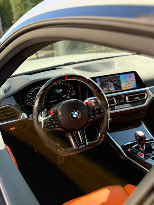 Volante bmw M4 in carbonio