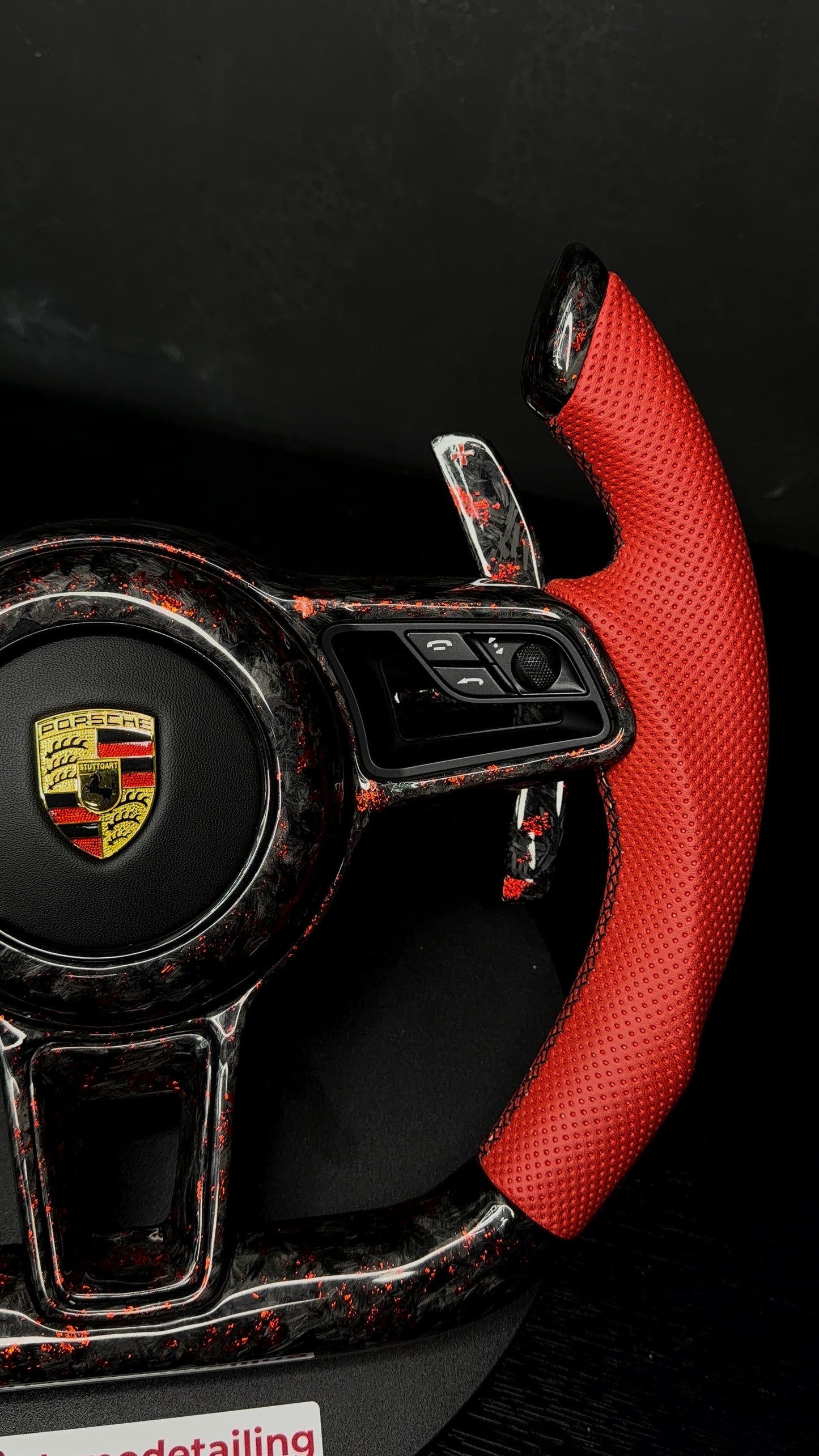 Volante Porsche macan #paddle #cover #airbag #carbonio #forgiato