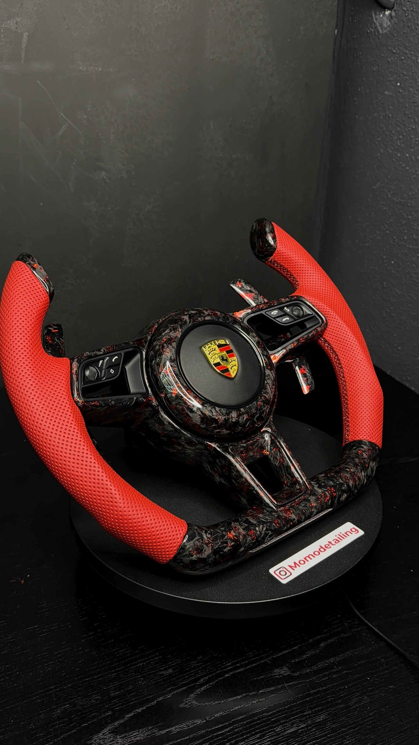 Volante Porsche macan #paddle #cover #airbag #carbonio #forgiato