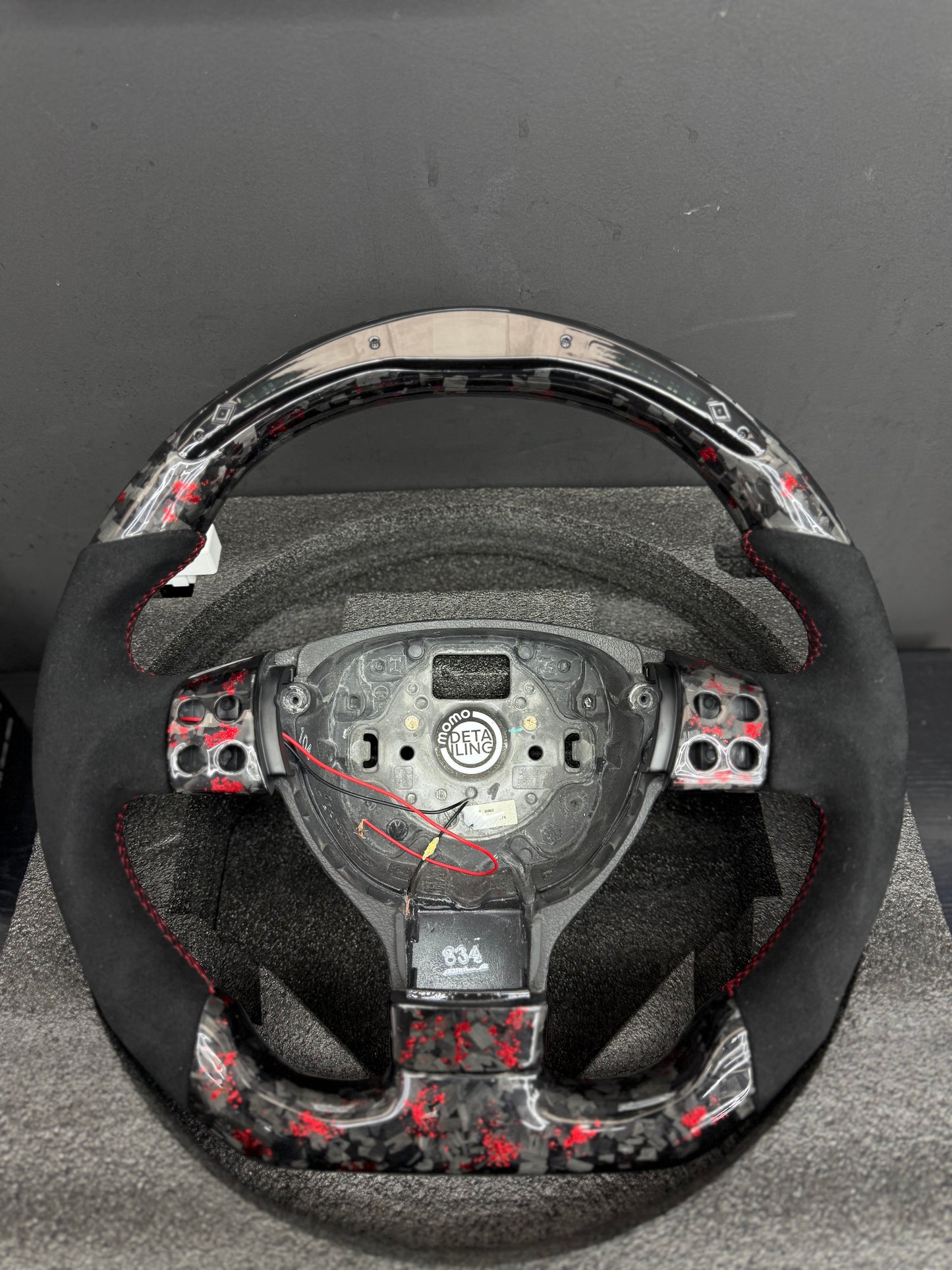 Volante in carbonio forgiato per scirocco VW