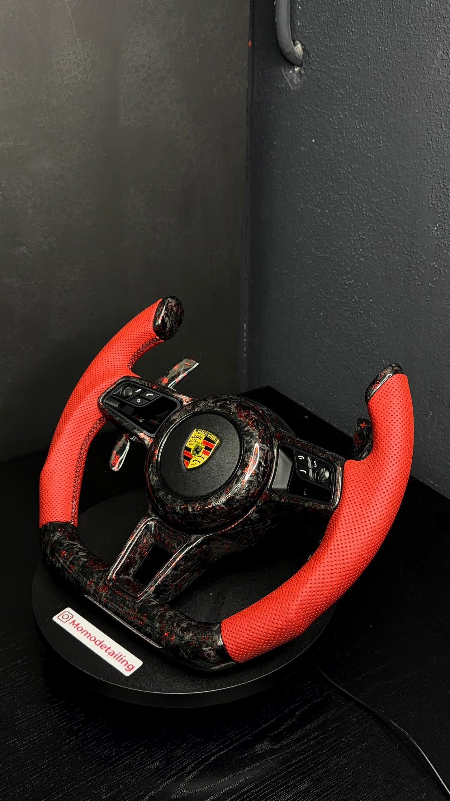 Volante Porsche macan #paddle #cover #airbag #carbonio #forgiato