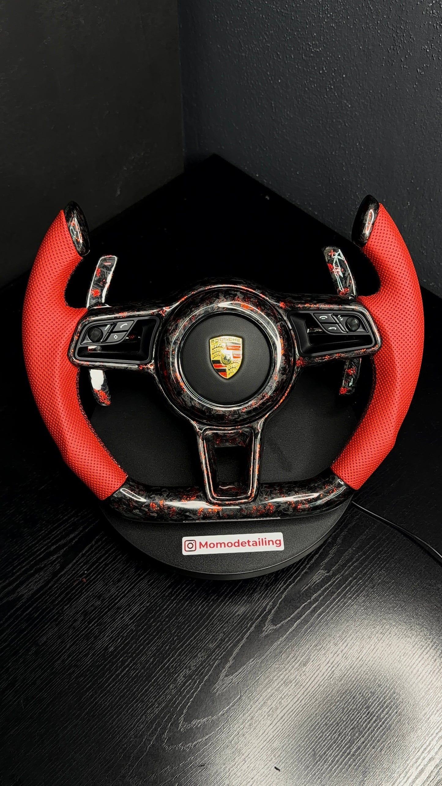 Volante Porsche macan #paddle #cover #airbag #carbonio #forgiato