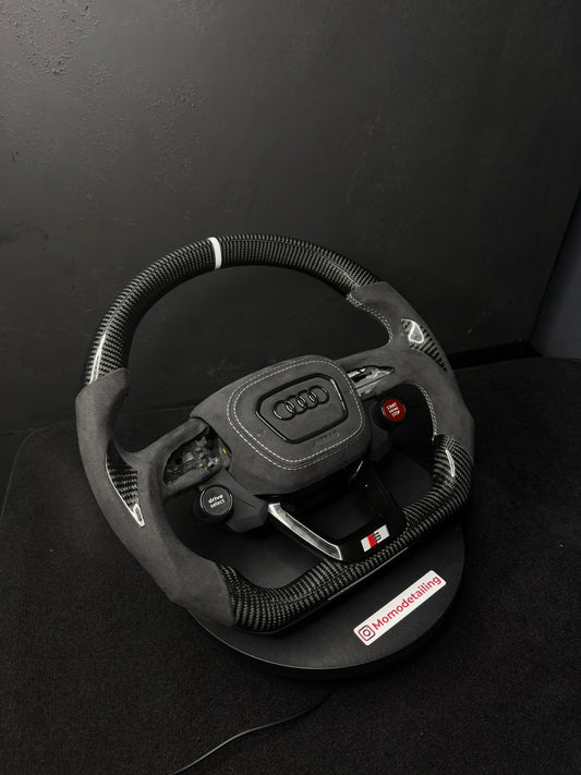 Volante Audi Q3 in carbonio senza cover airbag